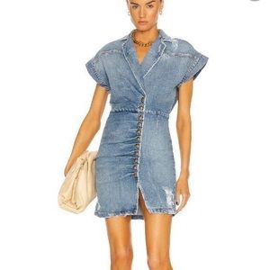 Retrofete Gia Dress Light-wash Denim